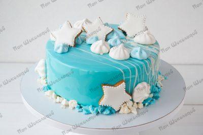 Торт морская тематика - 73 фото